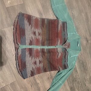 Chic Tribal Patterned Cardigan